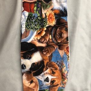 Cute puppy reversible face masks